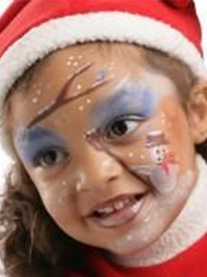 Maquillage de Noël pour enfants - Kinougarde 